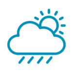 Wettersymbol Tc Blau ohne Hintergrund